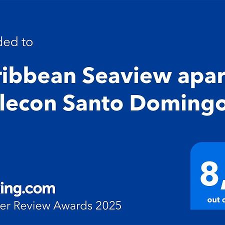 Caribbean Seaview Apart Malecon 聖多明哥 外观 照片