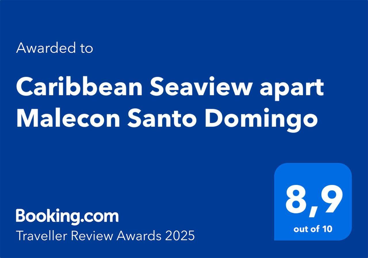 Caribbean Seaview Apart Malecon 聖多明哥 外观 照片