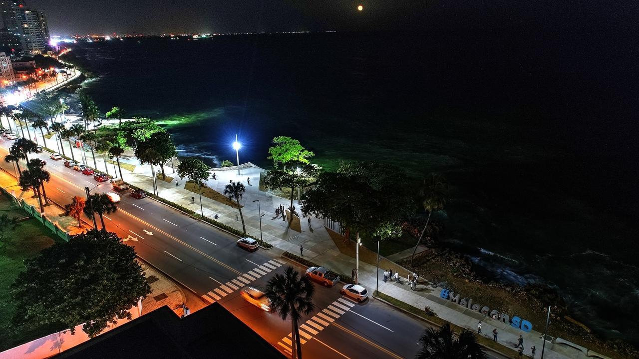 Caribbean Seaview Apart Malecon 聖多明哥 外观 照片
