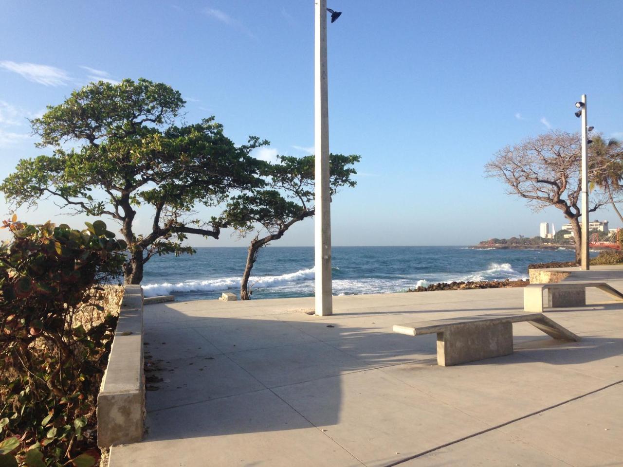 Caribbean Seaview Apart Malecon 聖多明哥 外观 照片